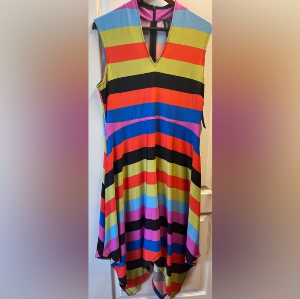 🆕️ Coldesina Sleeveless Striped Dress